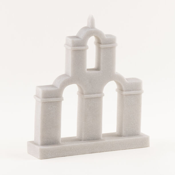 Homez aztec baley decorative sculpture 26*6.5*30cm, white image number 0