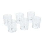 RCR transparent crystal glassware 6 pcs set image number 2