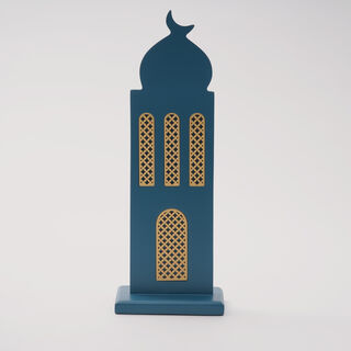 Homez Minara Collection Decoration Item, Blue, 13*8*36 Cm