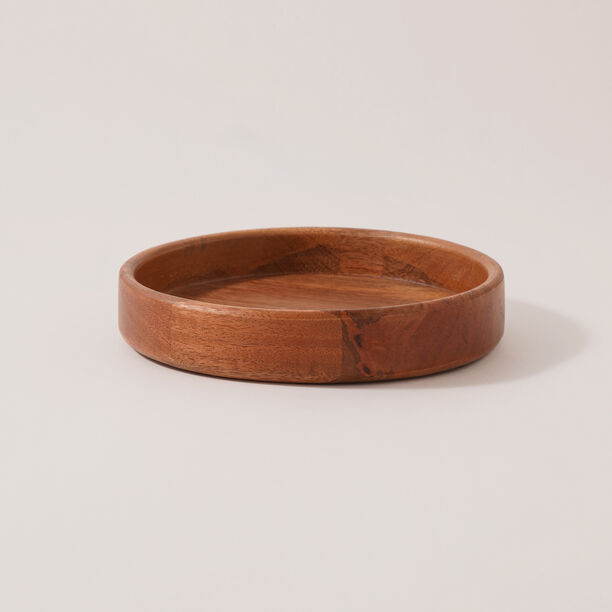 La Mesa wooden serving bowl large 20*20*4 cm image number 1