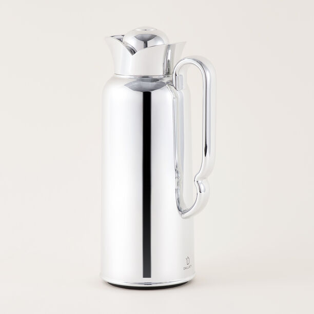 Dallaty Stainless Steel Thermos, Shiny Silver, 1L image number 0