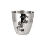 Trash Can With Orchid Flower image number 0