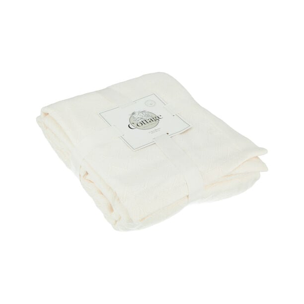 Cottage Cotton Blanket King Royal Off White 240X220  image number 0