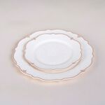 La Mesa white bone china dinner set 47 pcs image number 6