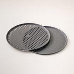 Alberto carbon steel pizza pan 2pcs dia 36cm, grey image number 0