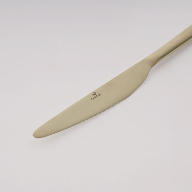 لاميسا طقم ملاعق مائدة بنقشة ليزر، ذهبي شامبين، 16 قطعة image number 4