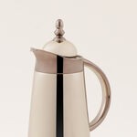 "دلتي طقم دلة ستيل قطعتين 1 لتر، ذهبي مطفي image number 3