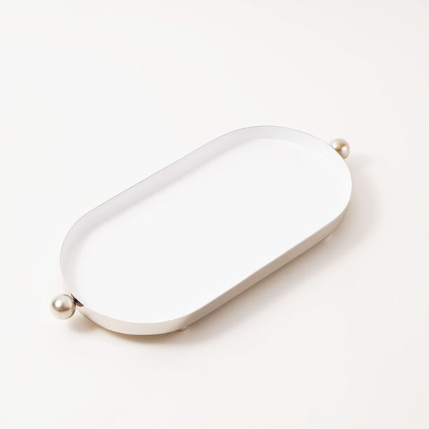 Dallaty steel serving tray, silver 35*15*3cm image number 0