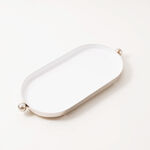 Dallaty steel serving tray, silver 35*15*3cm image number 0