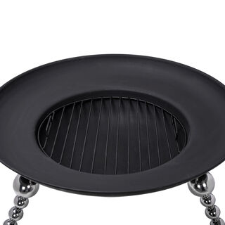 Fire Pit Round Stainless Steel And Iron