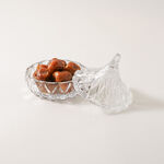 دلتي تمرية زجاج بغطاء image number 2