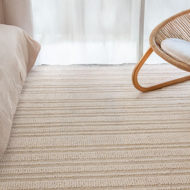 Cottage camisas hand woven rug, beige 160*230cm image number 0