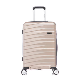 Travel vision durable ABS 4 pcs luggage set, champagne