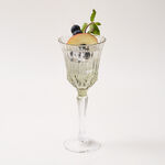 La Mesa Glass Juice Cups Set 4Pcs 200Ml, Green image number 2