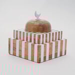 Homez Noorain Collection Decoration Item, White & Brown, 17.5*17.5*15 Cm image number 2