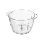 Sencor glass white food chopper 500W, quad blades image number 4