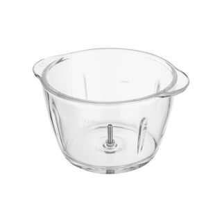 Sencor glass white food chopper 500W, quad blades