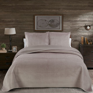 3 Pcs Velvet Bedspread King Size