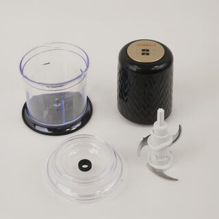 Alberto electric chopper 500ml, 400w, 2 speeds, black
