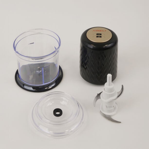 Alberto electric chopper 500ml, 400w, 2 speeds, black image number 3