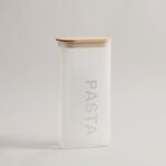 Alberto 4pcs borosilicate glass canister set with wood lid image number 1