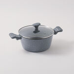 Alberto aluminum 7pcs cookware set, grey image number 2