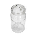Alberto Glass Storage Jar With Glass Lid image number 1