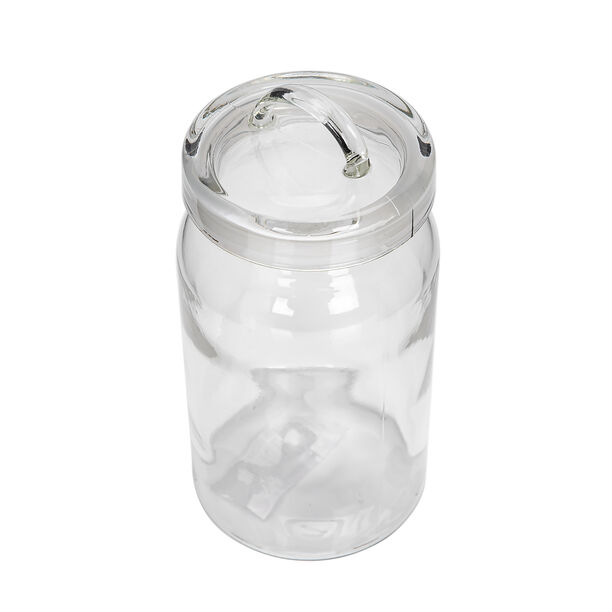 Alberto Glass Storage Jar With Glass Lid image number 1