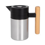 Dallety Steel Vacuum Flask Nature With Wood Handle Silver Mini , 800 Ml image number 1