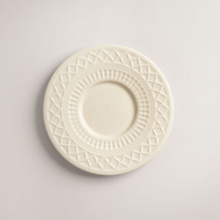 Dallaty White Porcelain Tea Set 12Pcs Roshn Collection