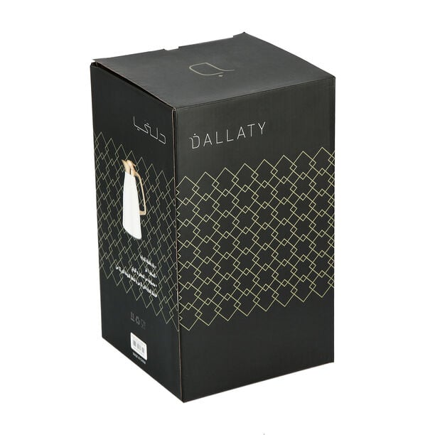 Dallaty vacuum flask beige and gold 1L image number 4