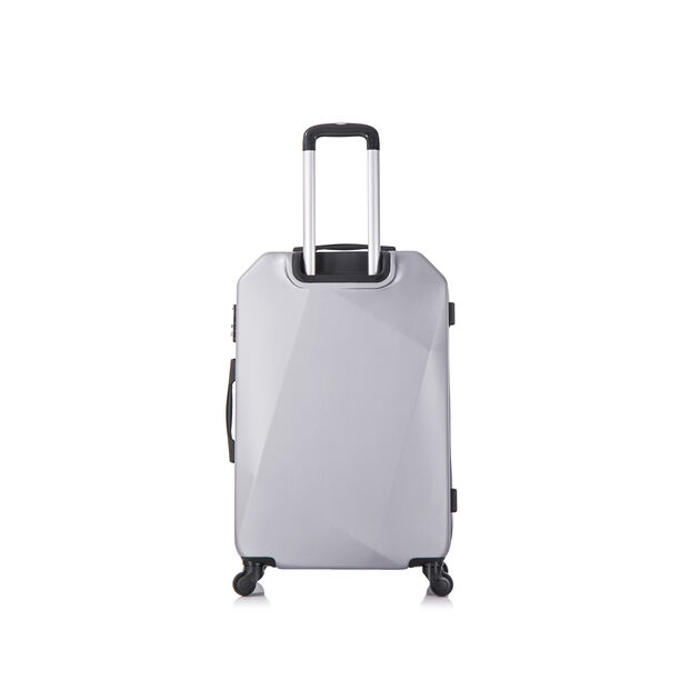 4 Piece Abs Trolley Case Set Diamond Silver 18/22/26/30" image number 5