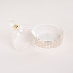 Dallaty white porcelain date bowl with lid 12.6*12.6*14 cm image number 2