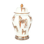 Decorative Jar Horse Design 43.18 cm image number 1