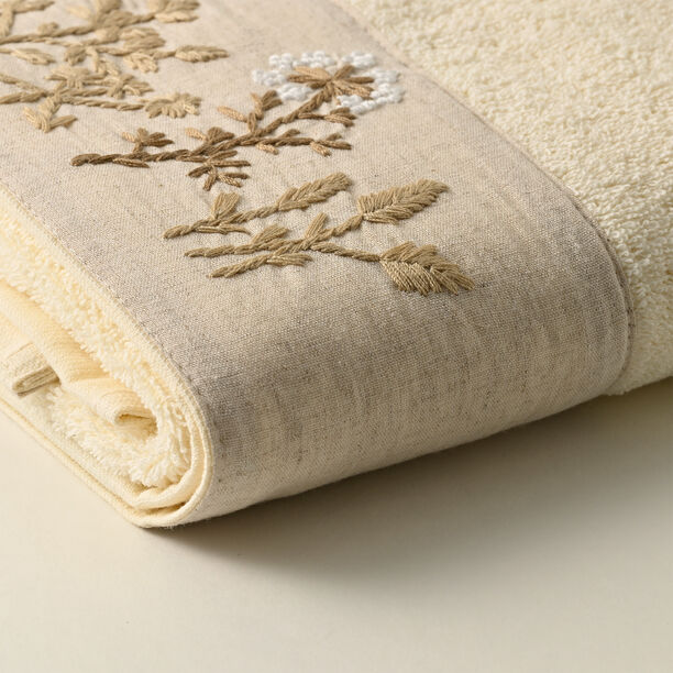 Boutique Blanche Cotton Hand Towel 50*100Cm 500Gsm, White image number 1