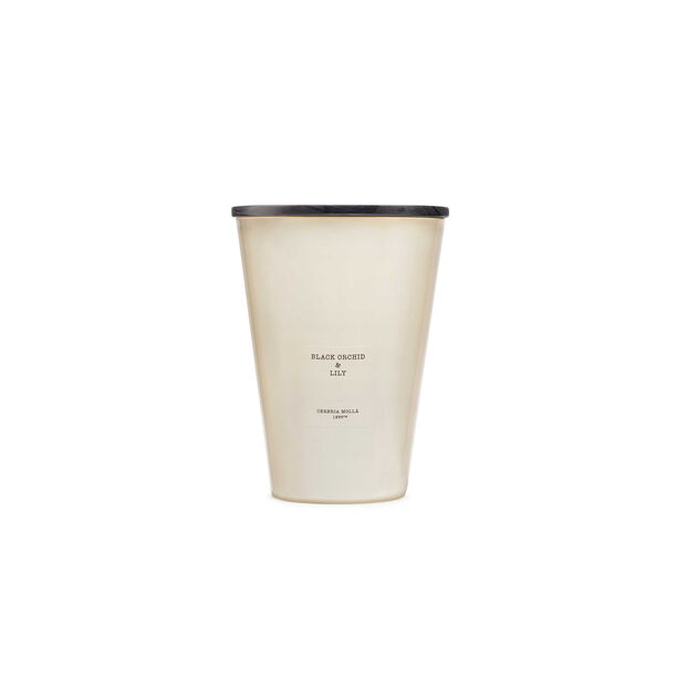 4 wick black orchid & lily scented jar candle 3.5 kg image number 0