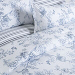 Cottage icy floral 6pc comforter king blue 220*240 cm image number 2