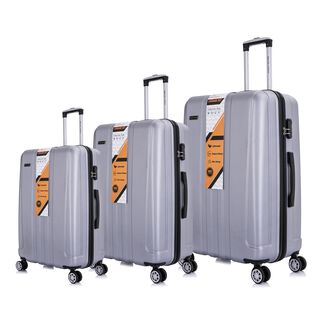 Travel Vision Trolley Set Of 3 Pcs 20”, 24”, 28" Silver