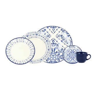 Rio Portugues Azul 20Pcs Dinner Set