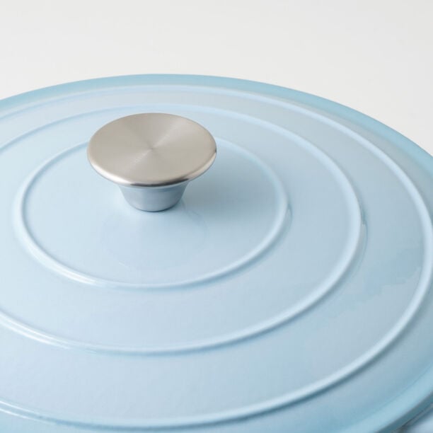 Alberto enameled cast iron dutch oven 6L, blue image number 6
