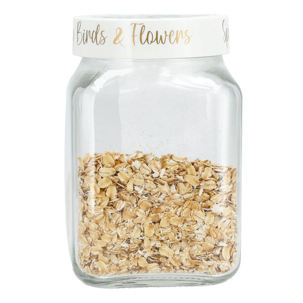 1.5 Lt Square Canister Golden Flower image number 1