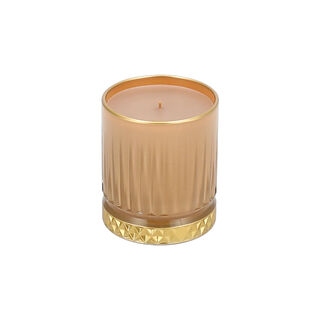 Gloria gold candle 8.5*9.5 Cm Milky Brown