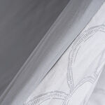 Cottage 6pcs cotton comforter set king, 240*220cm, geo grey pattern image number 5
