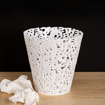 Plastic Waste Bin Alphabet White image number 1