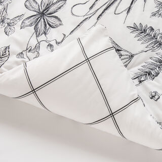 Cottage microfiber fading winter 6pc king comforter set, blue 220*240cm