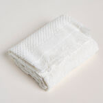 Jacquard/cotton bath towel, beige 70*140 cm image number 2