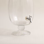 La Mesa clear glass with a silver color spigot beverage dispense 6.5L image number 3