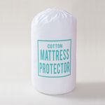 Cotton Mattress Protector Twn 120*200+25 Cm image number 0