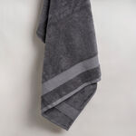 100% egyptian cotton face towel, gray, 30*30 cm image number 0