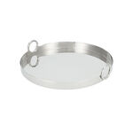 Dallaty round serving tray plain nickel 36*36*6.5 cm image number 3